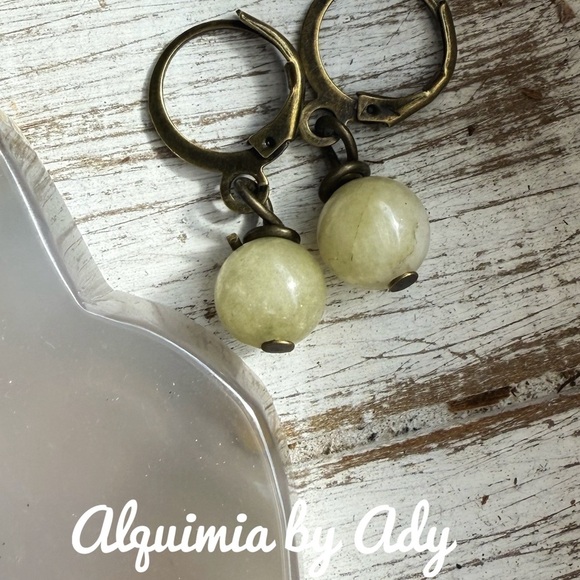 Alquimia  Earrings Elegant Accessories aragonite - Picture 1 of 1
